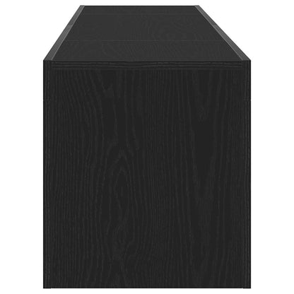 TV-Schränk 120 x 35 x 40 cm Schwarz Eichen-Optik Holzwerkstoff