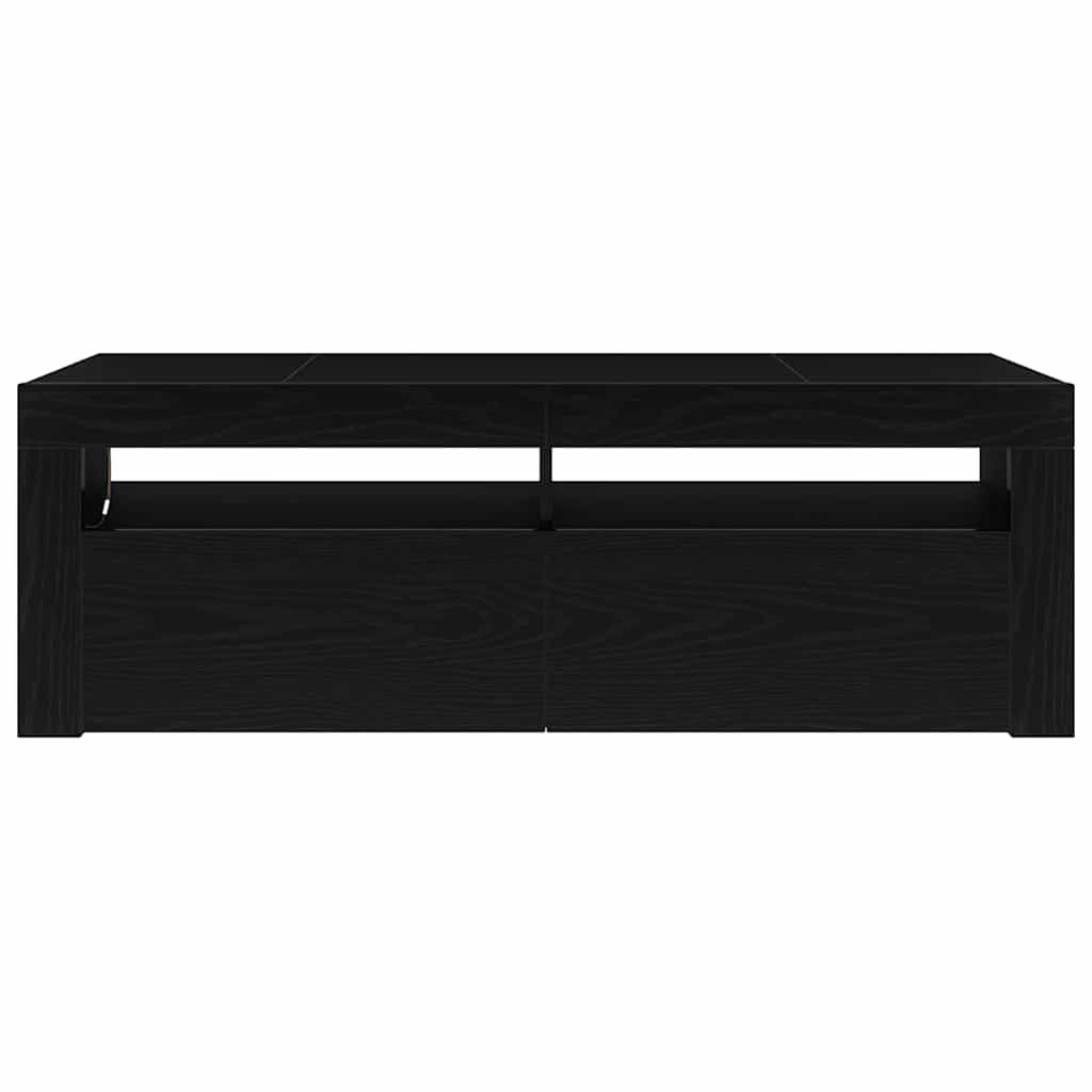 TV-Schränk 120 x 35 x 40 cm Schwarz Eichen-Optik Holzwerkstoff