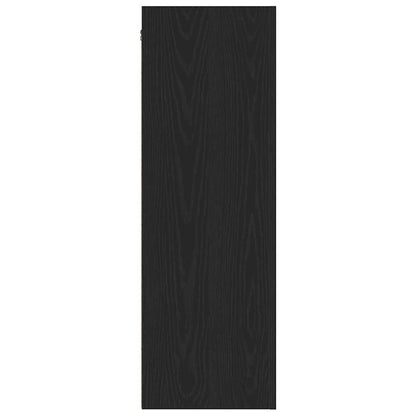 Wand-TV-Schrank 2 stk. Schwarz Eichen-Optik Holzwerkstoff