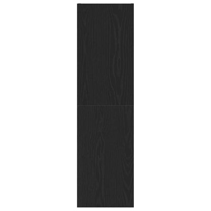 Wand-TV-Schrank 30,5 x 30 x 110 cm Schwarz Eichen-Optik