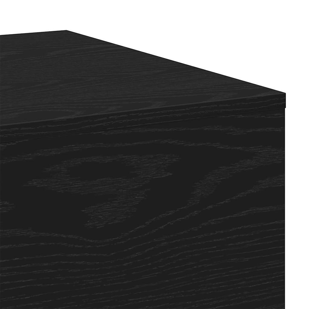 Couchtisch Schwarze Eiche 100 x 49.5 x 31 cm Holzwerkstoff