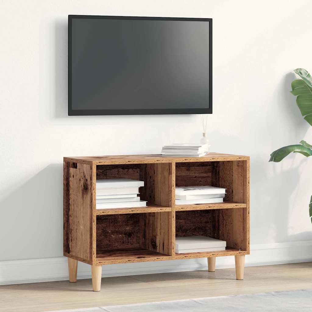 TV-Schränk 69,5 x 30 x 50 cm Altholz Holzwerkstoff