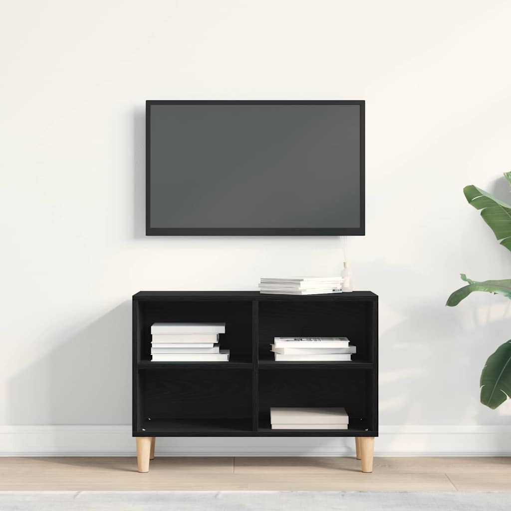 TV-Schränk Schwarz 69,5 x 30 x 50 cm Holzwerkstoff