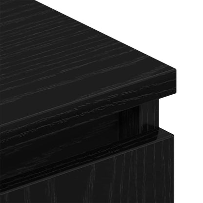 TV-Schränk 102 x 35 x 50 cm Schwarz Eichen-Optik Holzwerkstoff