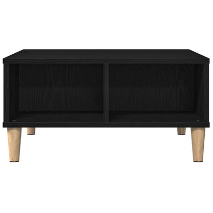 Couchtisch Schwarz Eichen-Optik 60 x 60 x 30 cm Holzwerkstoff