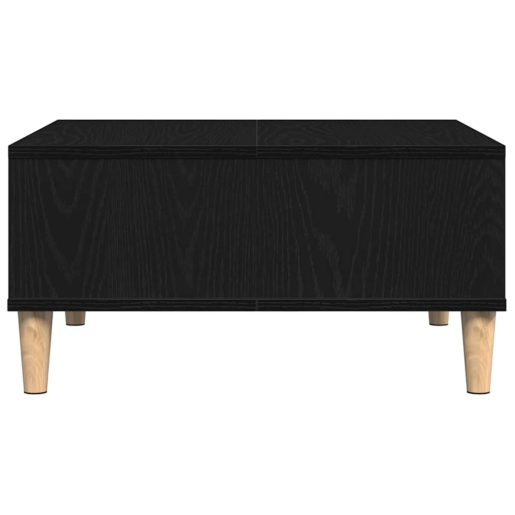 Couchtisch Schwarz Eichen-Optik 60 x 60 x 30 cm Holzwerkstoff