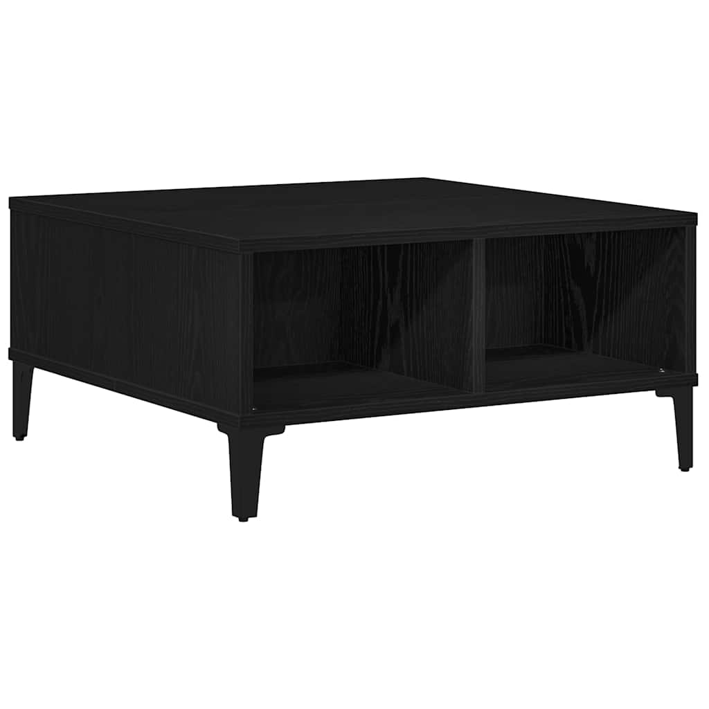 Couchtisch Schwarz Eichen-Optik 60 x 60 x 30 cm Holzwerkstoff