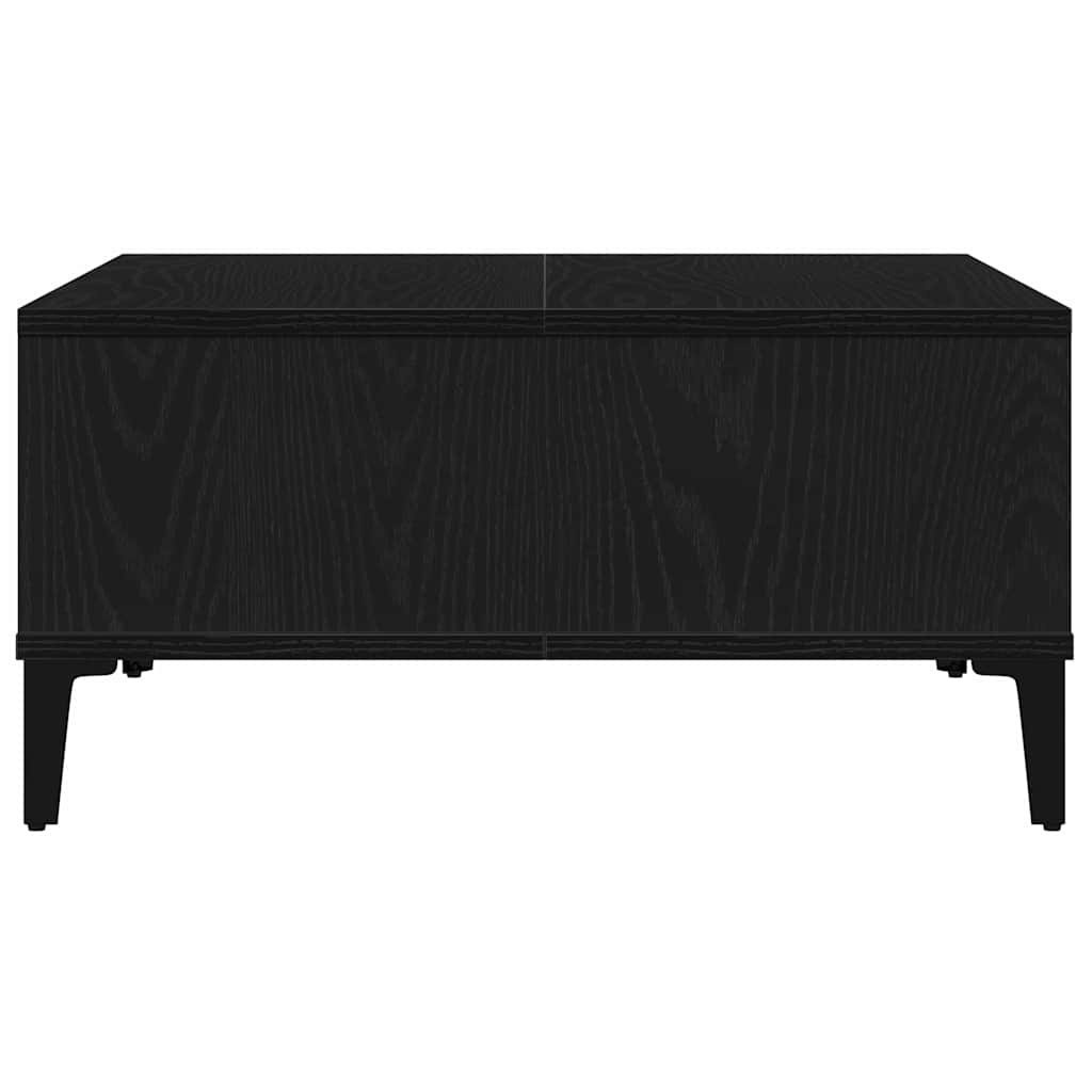 Couchtisch Schwarz Eichen-Optik 60 x 60 x 30 cm Holzwerkstoff