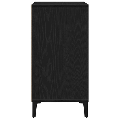 Sideboard Schwarz Eichen-Optik 57 x 35 x 70 cm Holzwerkstoff
