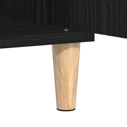 Sideboard Schwarz Eichen-Optik 60 x 35 x 70 cm Holzwerkstoff