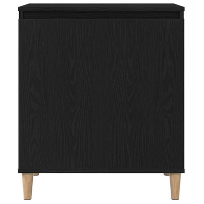 Sideboard Schwarz Eichen-Optik 60 x 35 x 70 cm Holzwerkstoff