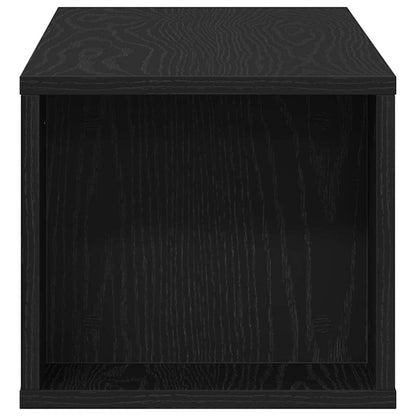 TV-Schränk 100 x 30 x 26,5 cm Schwarz Eichen-Optik