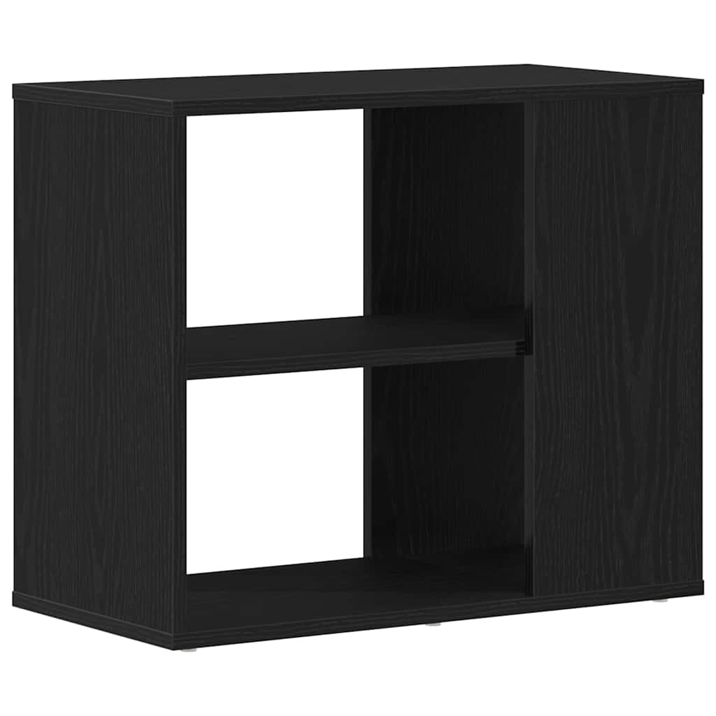 Sideboard Schwarz Eichen-Optik 60 x 30 x 50 cm Holzwerkstoff