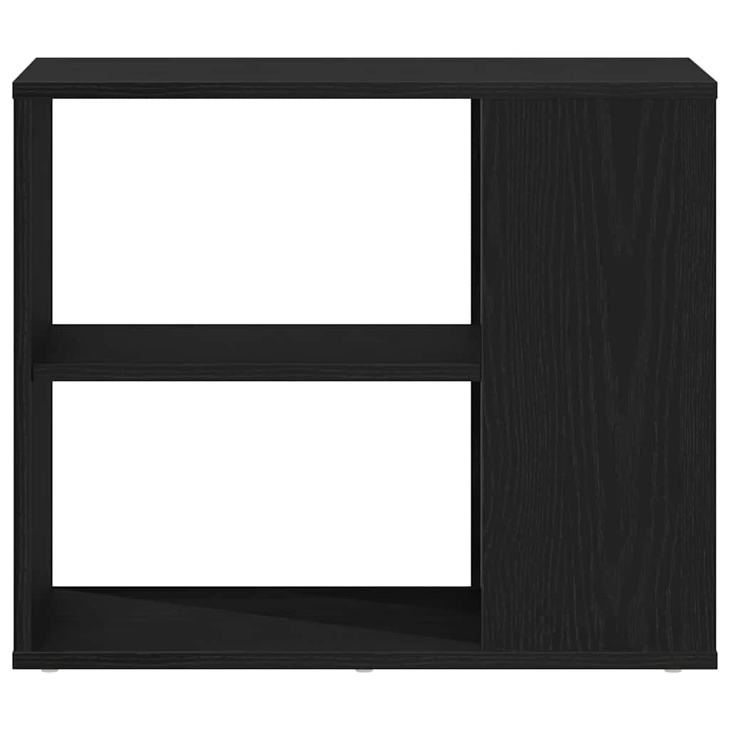 Sideboard Schwarz Eichen-Optik 60 x 30 x 50 cm Holzwerkstoff