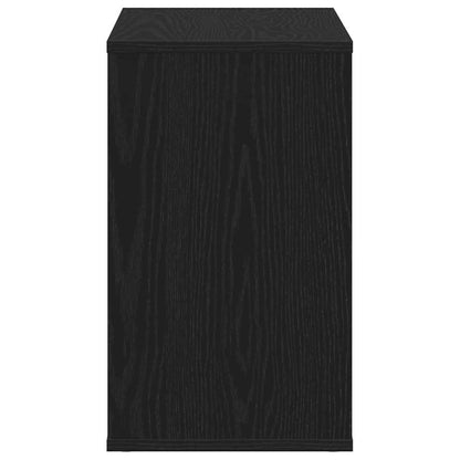 Sideboard Schwarz Eichen-Optik 60 x 30 x 50 cm Holzwerkstoff