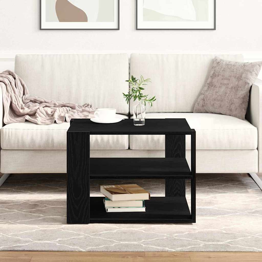Couchtisch Schwarze Eiche 59,5 x 59,5 x 40 cm Holzwerkstoff