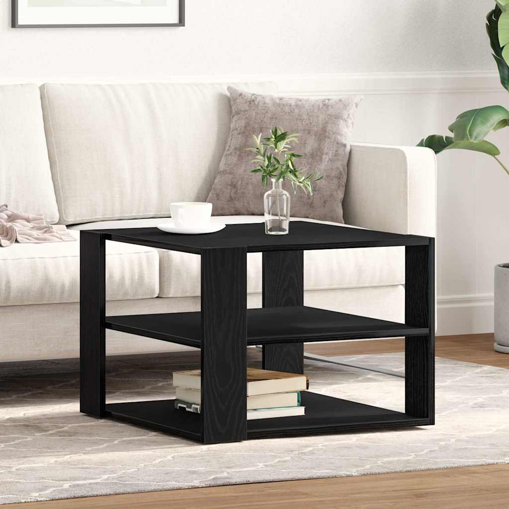 Couchtisch Schwarze Eiche 59,5 x 59,5 x 40 cm Holzwerkstoff