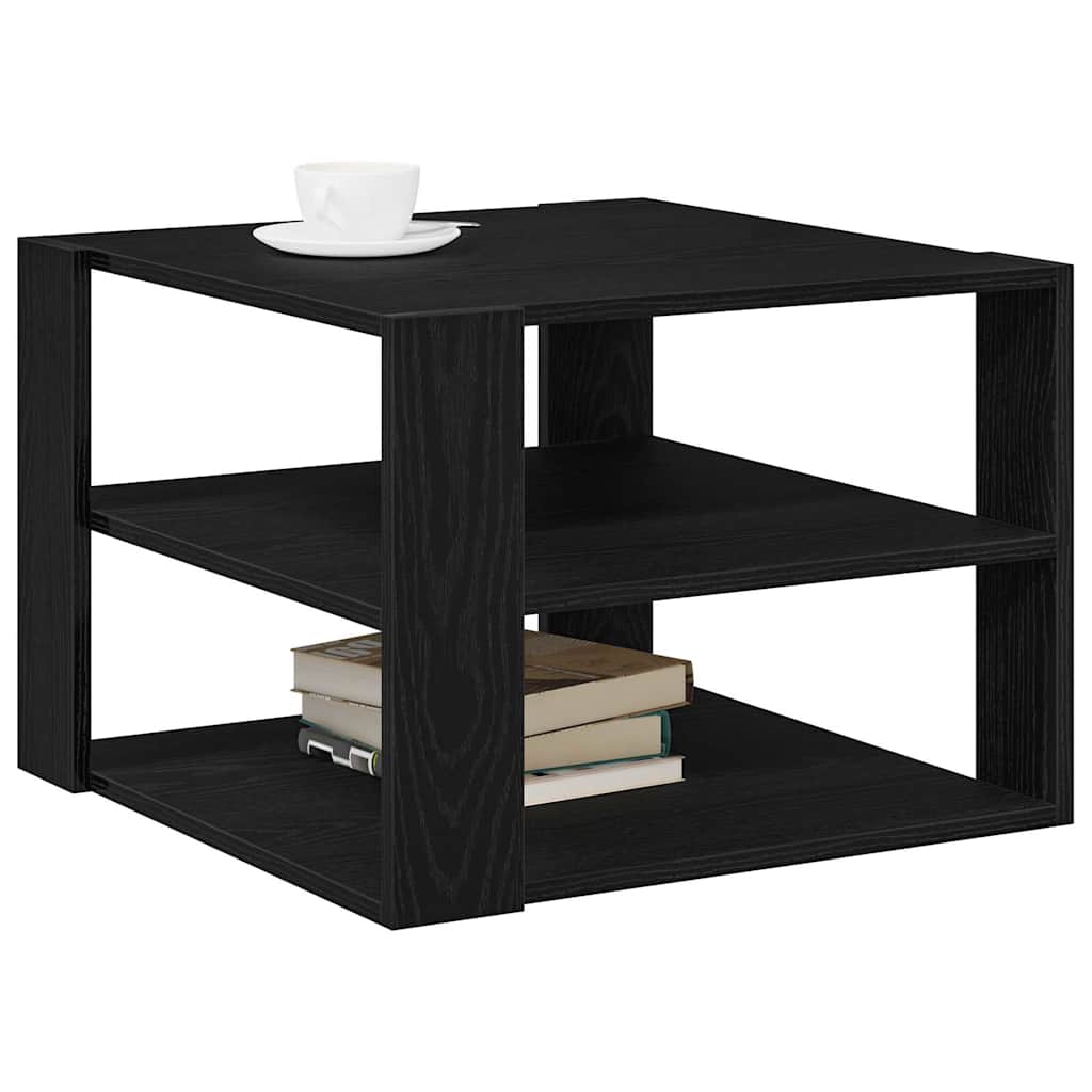 Couchtisch Schwarze Eiche 59,5 x 59,5 x 40 cm Holzwerkstoff
