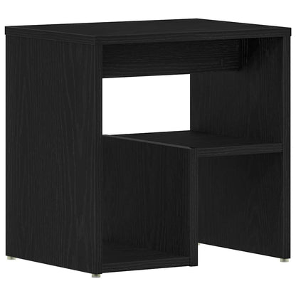 Nachttisch Schwarz Eichen-Optik 40 x 30 x 40 cm Holzwerkstoff