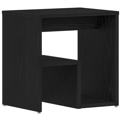Nachttisch Schwarz Eichen-Optik 40 x 30 x 40 cm Holzwerkstoff