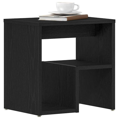 Nachttisch 2 Stk. Schwarz Eichen-Optik 40 x 30 x 40 cm