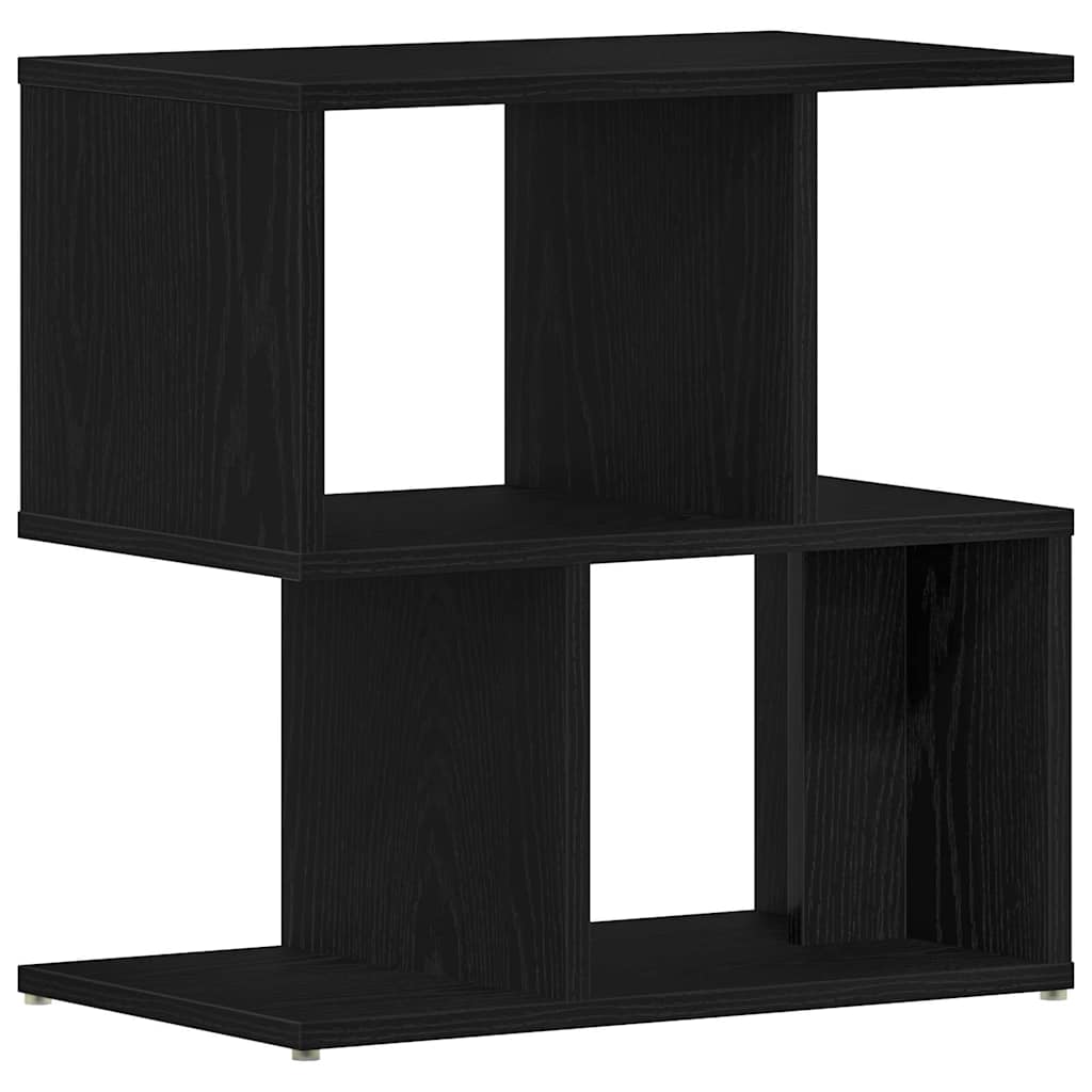 Nachttisch 2 stk. Schwarz Eichen-Optik 50 x 30 x 51,5 cm