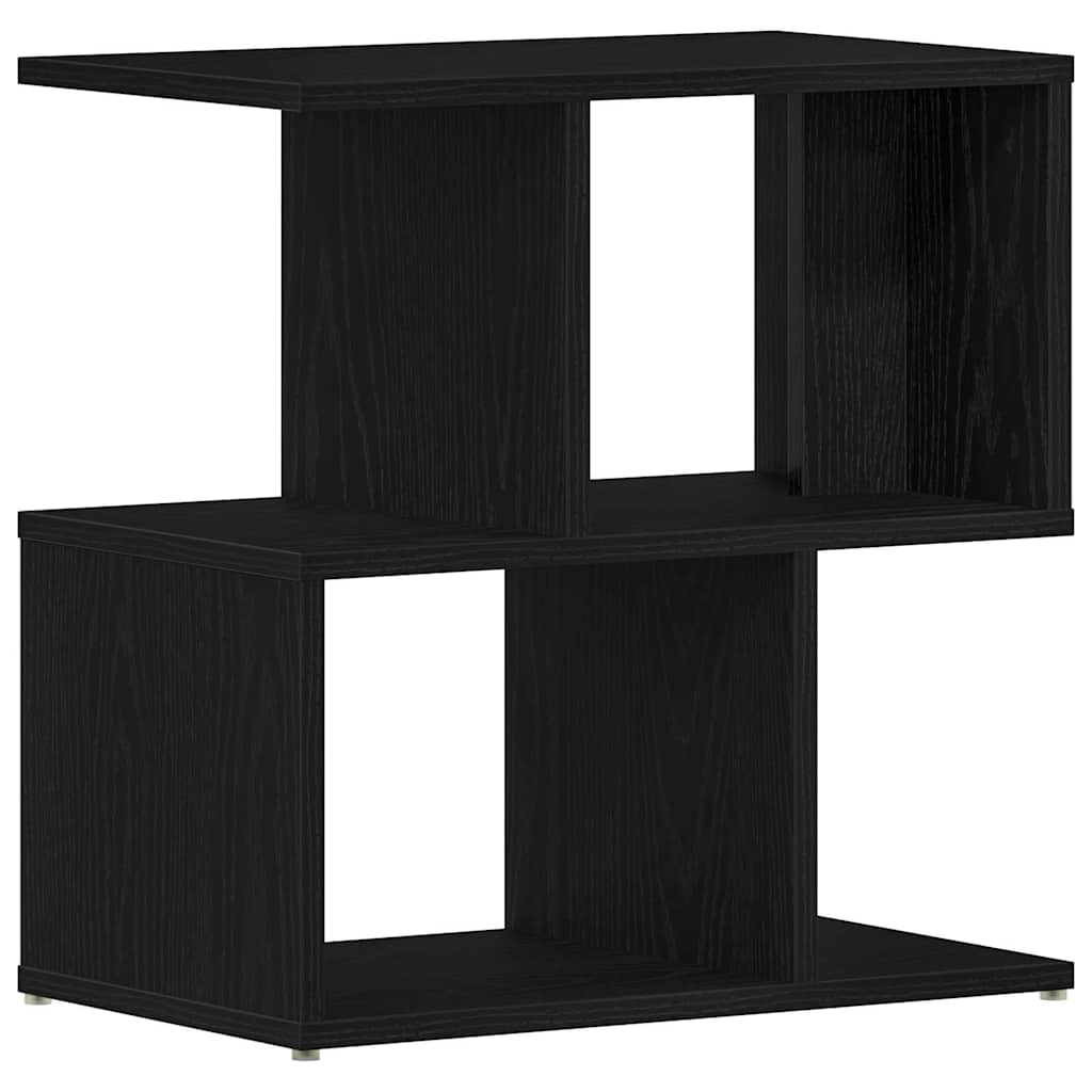 Nachttisch 2 stk. Schwarz Eichen-Optik 50 x 30 x 51,5 cm