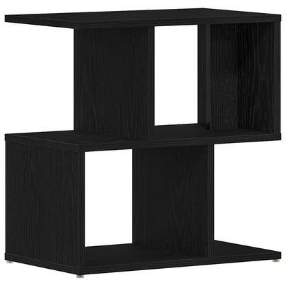 Nachttisch 2 stk. Schwarz Eichen-Optik 50 x 30 x 51,5 cm
