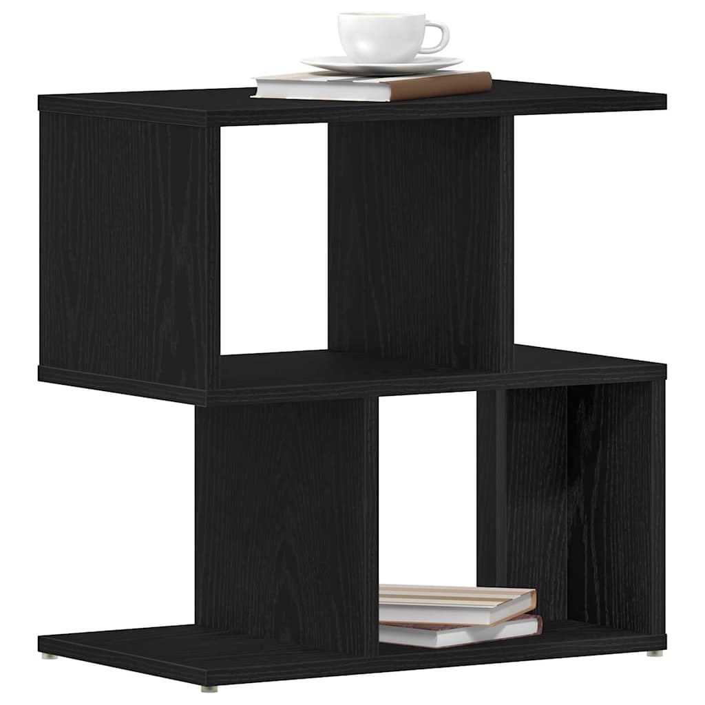 Nachttisch 2 stk. Schwarz Eichen-Optik 50 x 30 x 51,5 cm
