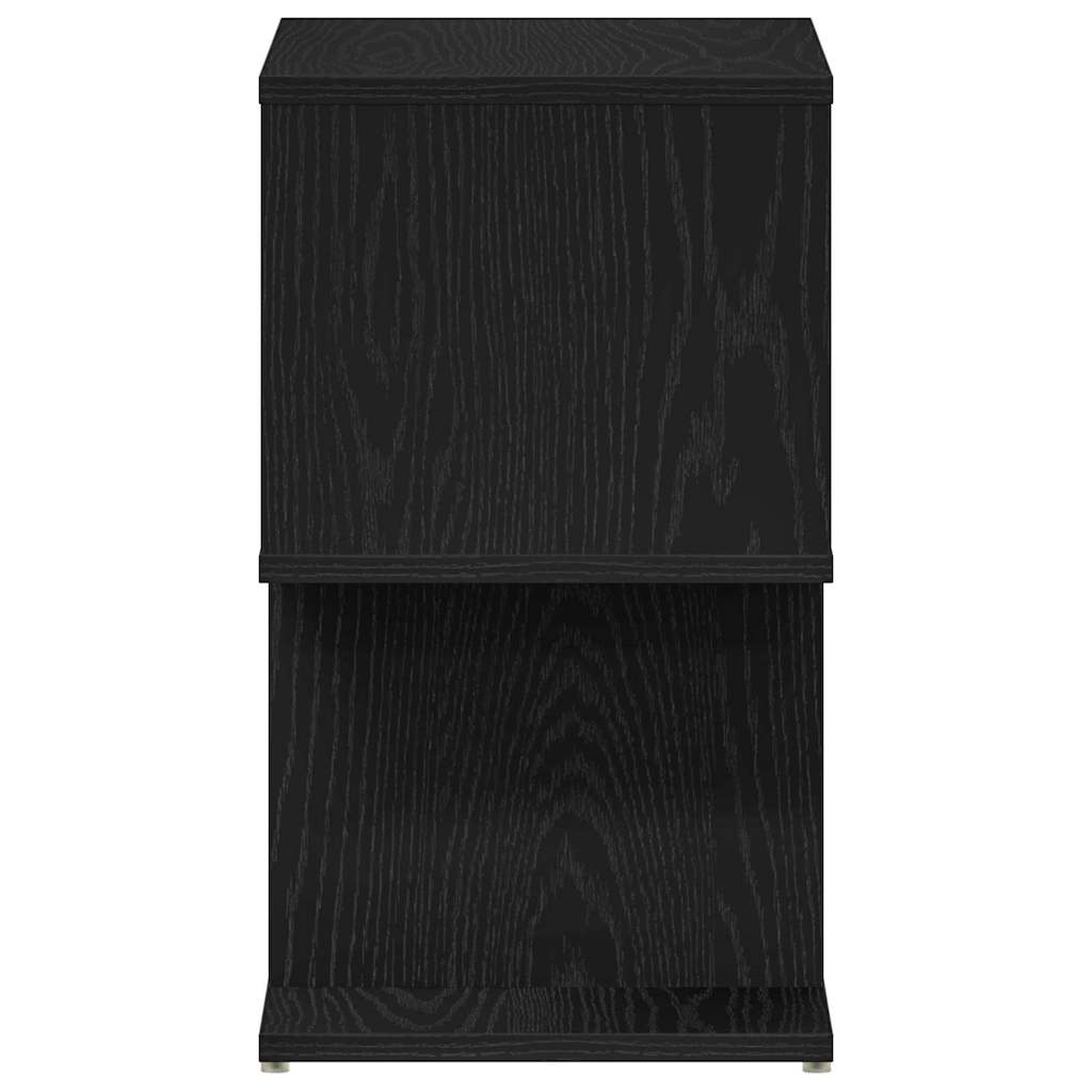 Nachttisch 2 stk. Schwarz Eichen-Optik 50 x 30 x 51,5 cm