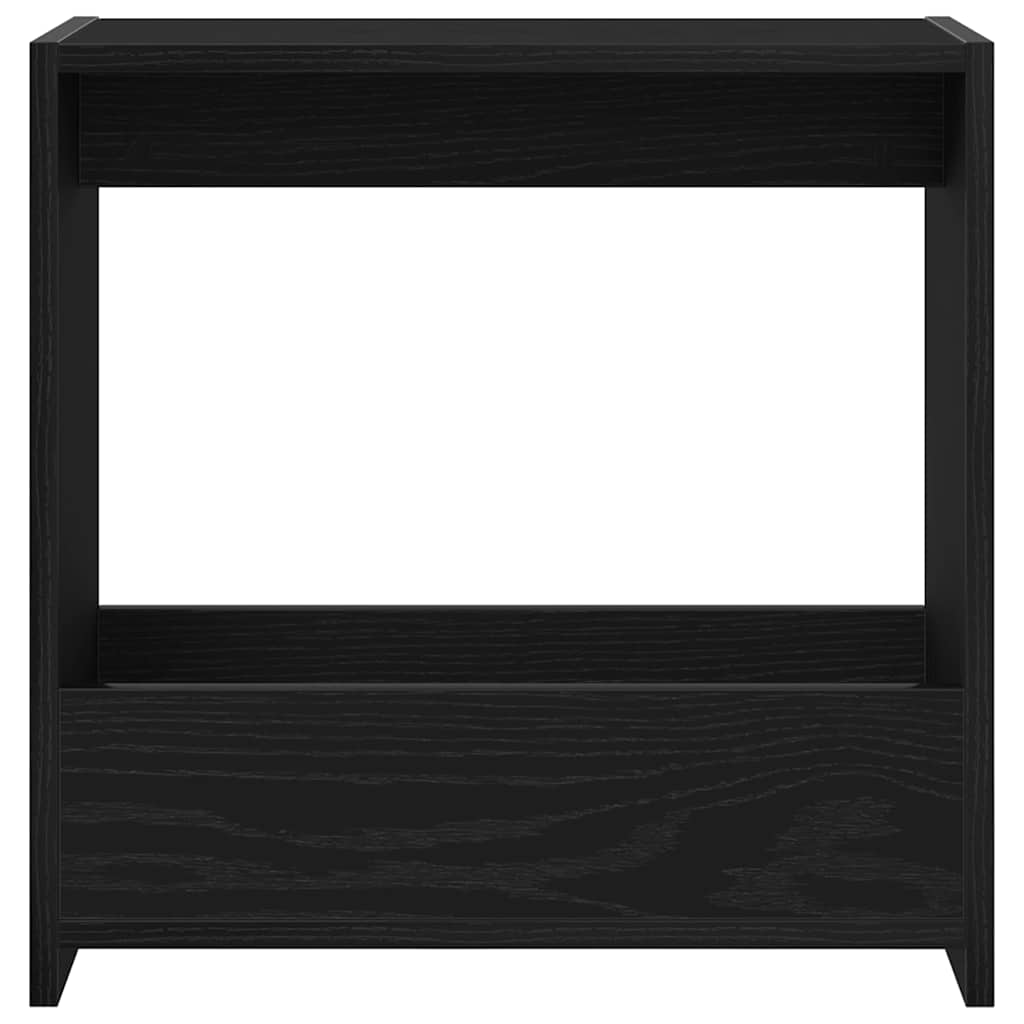 Beistelltisch Schwarz Eichen-Optik 50 x 26 x 50 cm