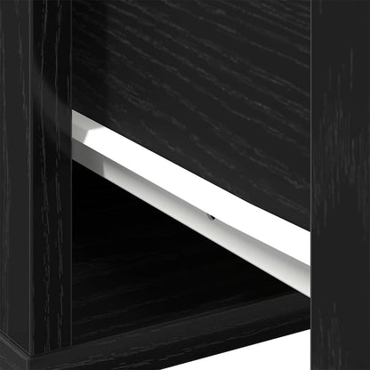 Couchtisch Schwarz Eichen-Optik 60 x 60 x 38 cm Holzwerkstoff