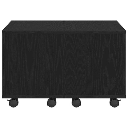 Couchtisch Schwarz Eichen-Optik 60 x 60 x 38 cm Holzwerkstoff