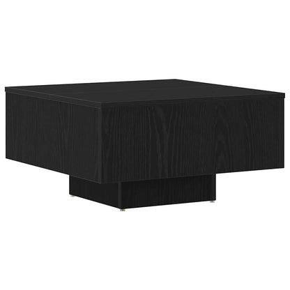 Couchtisch Schwarz Eichen-Optik 60 x 60 x 31,5 cm Holzwerkstoff