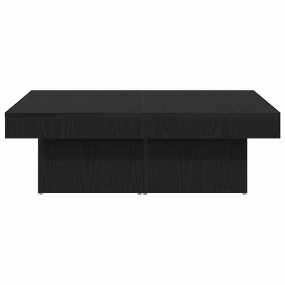 Couchtisch Schwarz Eichen-Optik 90 x 90 x 28 cm Holzwerkstoff