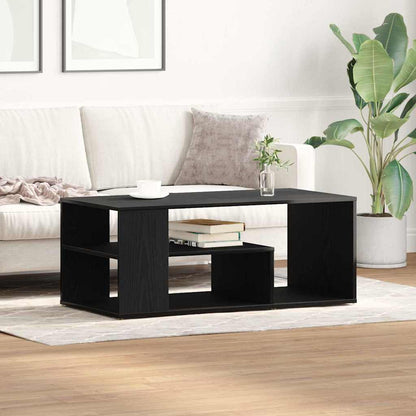 Couchtisch Schwarz Eichen-Optik 100 x 50 x 40 cm Holzwerkstoff