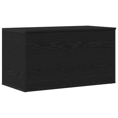 Aufbewahrungsbox Schwarz Eichen-Optik 84 x 42 x 46 cm