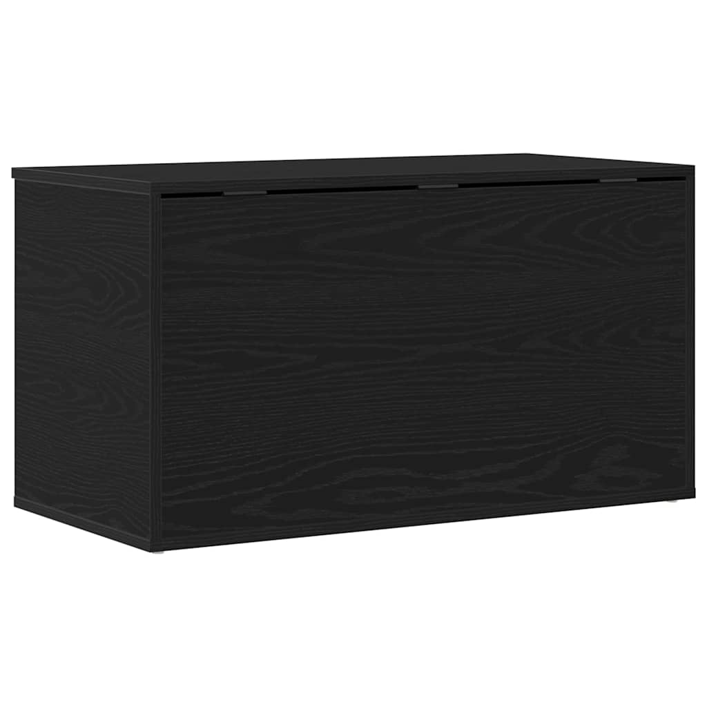 Aufbewahrungsbox Schwarz Eichen-Optik 84 x 42 x 46 cm