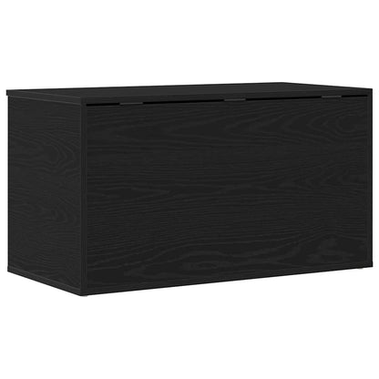 Aufbewahrungsbox Schwarz Eichen-Optik 84 x 42 x 46 cm