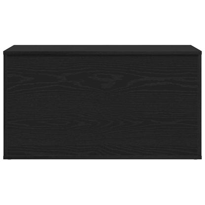 Aufbewahrungsbox Schwarz Eichen-Optik 84 x 42 x 46 cm