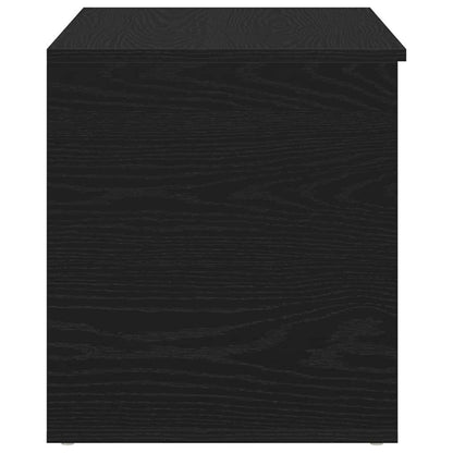 Aufbewahrungsbox Schwarz Eichen-Optik 84 x 42 x 46 cm