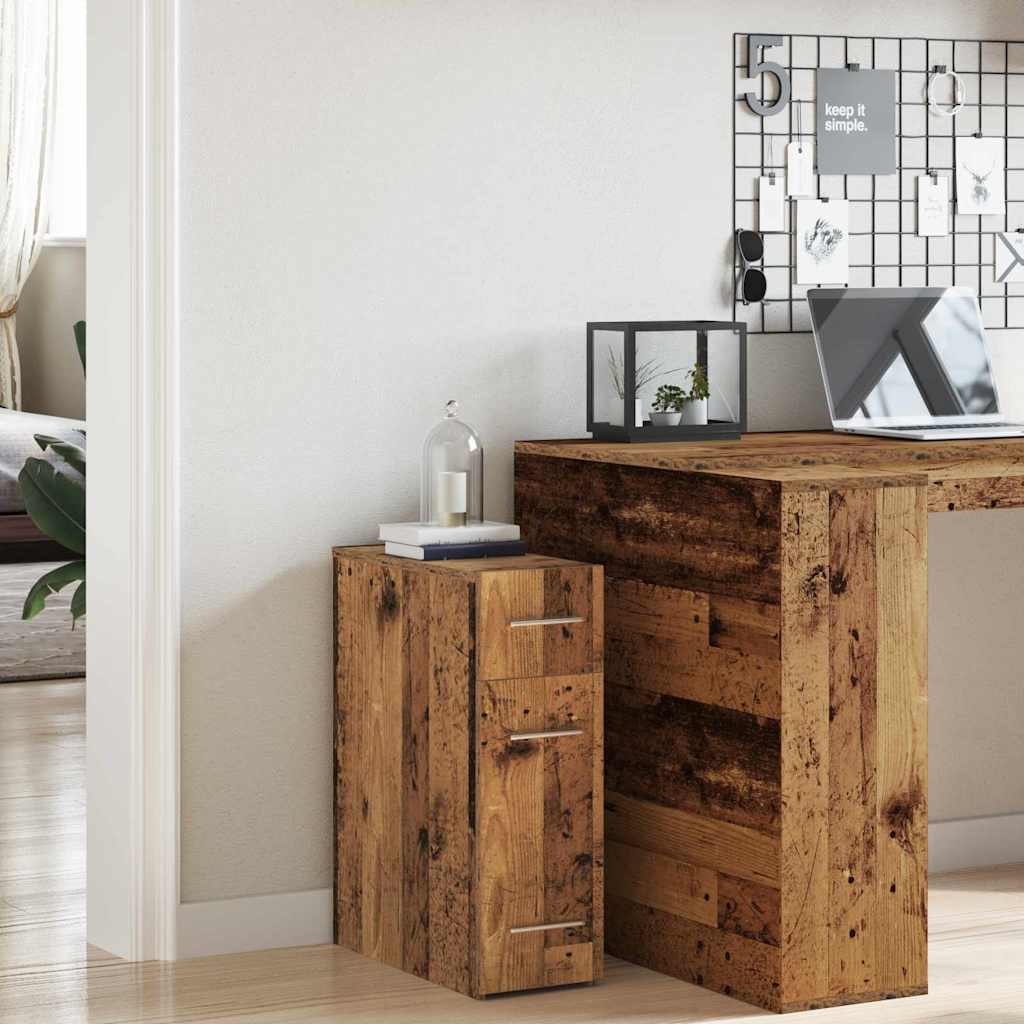 Apothekerschrank 20 x 45,5 x 60 cm Holzwerkstoff Altholz