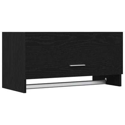 Kleiderschrank Schwarz Eichen-Optik 70 x 32,5 x 35 cm