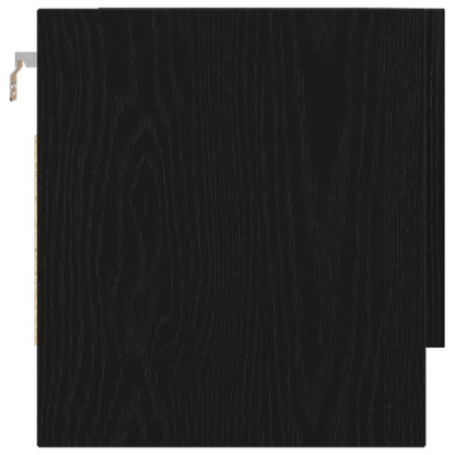 Kleiderschrank Schwarz Eichen-Optik 70 x 32,5 x 35 cm