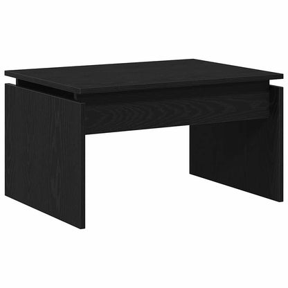 Couchtisch Schwarz Eichen-Optik 68 x 50 x 38 cm Holzwerkstoff