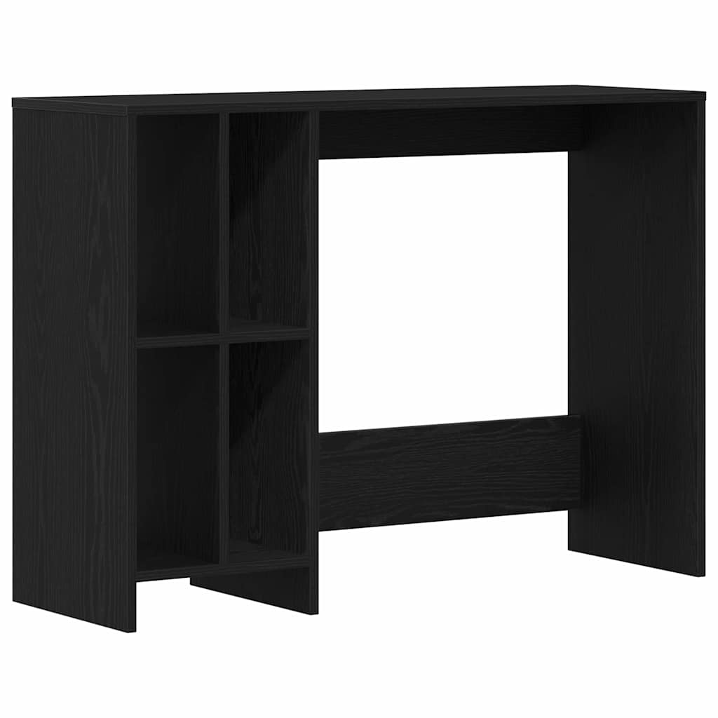Schreibtisch Schwarz Eichen-Optik Holzwerkstoff
