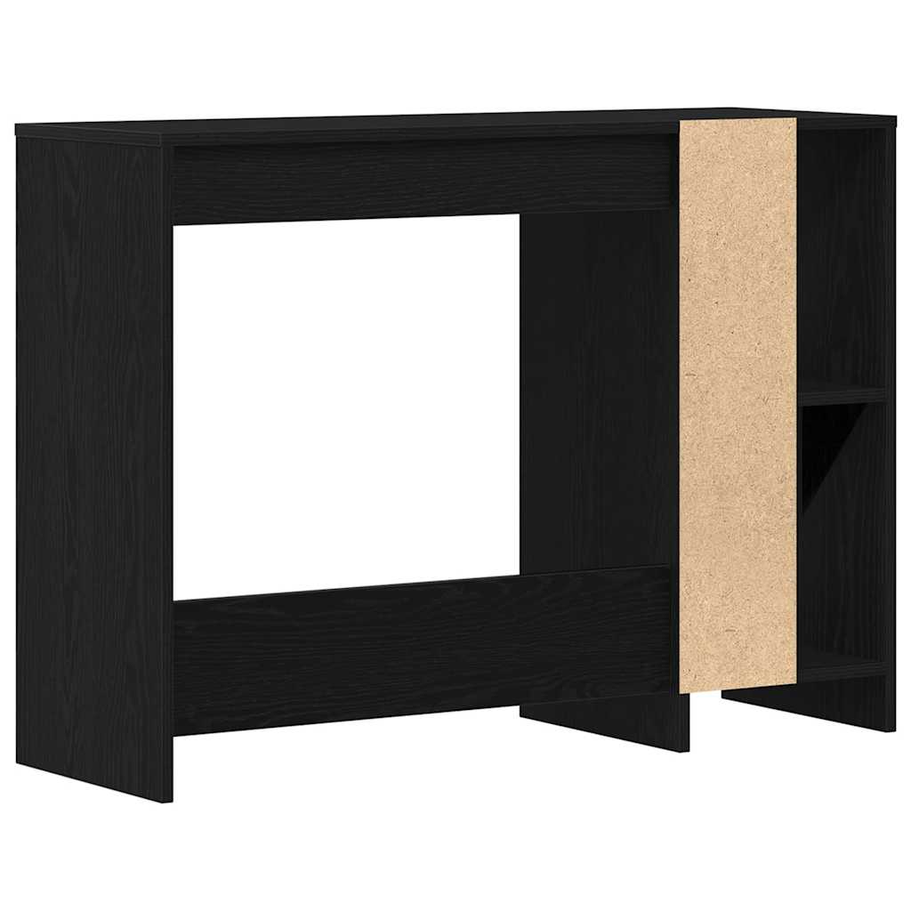 Schreibtisch Schwarz Eichen-Optik Holzwerkstoff