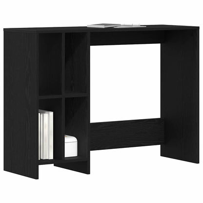 Schreibtisch Schwarz Eichen-Optik Holzwerkstoff