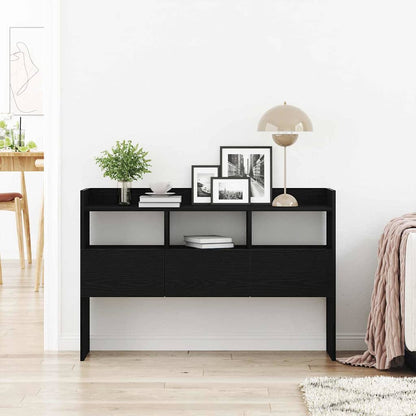 Sideboard Schwarz Eichen-Optik 105 x 30 x 70 cm Holzwerkstoff
