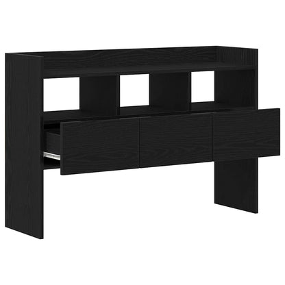 Sideboard Schwarz Eichen-Optik 105 x 30 x 70 cm Holzwerkstoff